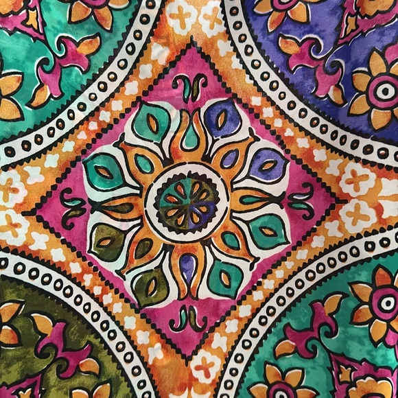 Colorful vacation or causal event dress! Size L - Picture 5 of 5